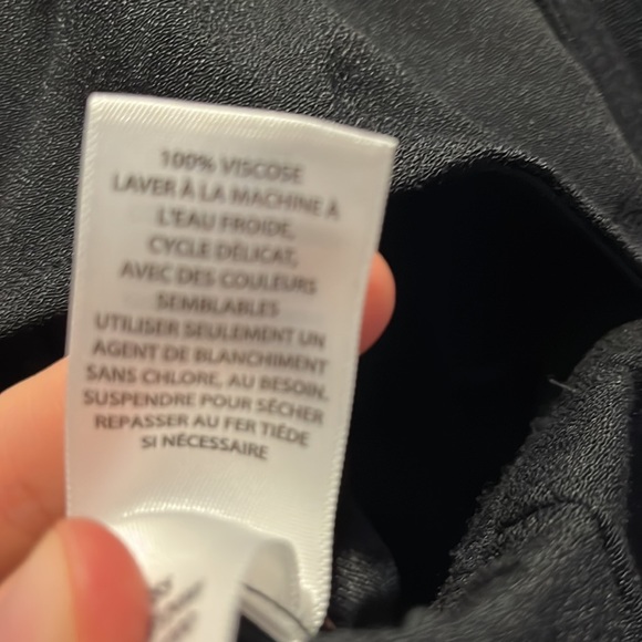 NWT Halogen sleeveless wrap black open back jumpsuit - Picture 6 of 6